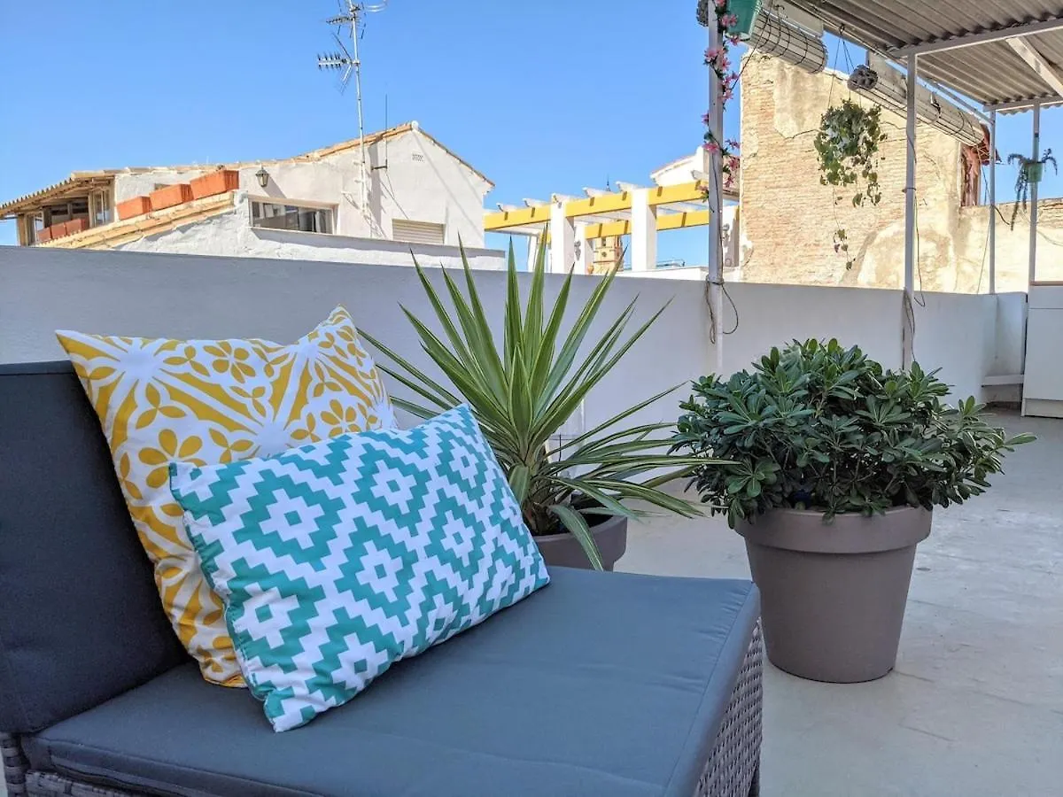 Central Townhouse With Amazing Rooftop Terrace Villa Malaga